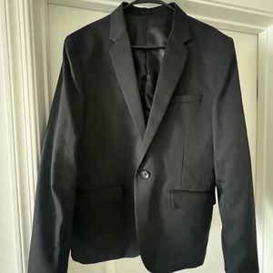 Black suit jacket